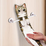 Cat Funny Hanging Hand Towels for Bathroom Kitchen Gifts for Cat Lovers-Style 5