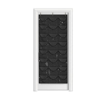 Hat Rack 24 Pocket Over the Door Cap Organizer for Baseball Cap Collection Black