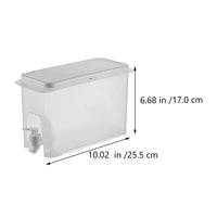 3.5L Cold Ice Kettle with Faucet Fruit Drink Dispenser Beverage Container for Kitchen Home Party Bar