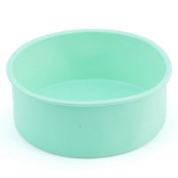 Silicone Round Cake Pan Non-stick Baking Tray Mould DIY Bakeware Green