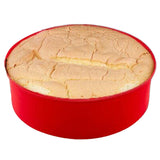 Silicone Round Cake Pan Non-stick Baking Tray Mould DIY Bakeware Red