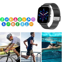 FancyGrab Bluetooth Smart Watch Heart Rate Monitoring Sports Smart Bracelet Black