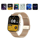 FancyGrab Bluetooth Smart Watch Heart Rate Monitoring Sports Smart Bracelet Gold