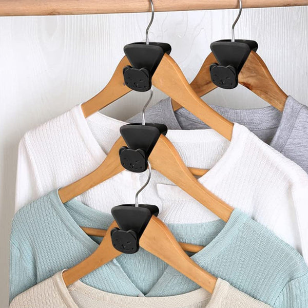 FancyGrab 18Pcs Clothes Hanger Connector Hooks Closet Clothes Hanger Hooks Closet Organizer Space Saver Style 2