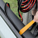 FancyGrab 6M Car Window Edge Rubber Seal Strips Automotive Windshield Seal Protector Sticker Noise Insulation Accessories