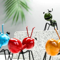 4Pcs Metal Ants Garden Decor Insect Ornaments Garden Yard Art Wall Sculptures