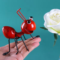 4Pcs Metal Ants Garden Decor Insect Ornaments Garden Yard Art Wall Sculptures