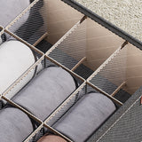 Set of 3pcs Storage Box Bra Underwear Closet Organizer Drawer Divider Kit