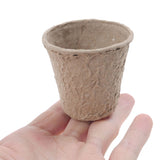 25Pcs Peat Pots Seedling Starters Cups Plant Vegetable Seed Tray Garden Planting Tool