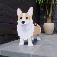 Planter Animal Shaped Dog Shape Planter PVC Garden Decoration Dog Flower Pot Style 3