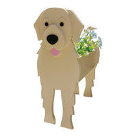 Planter Animal Shaped Dog Shape Planter PVC Garden Decoration Dog Flower Pot Style 4