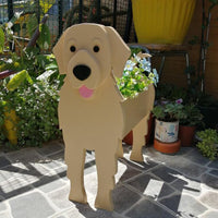 Planter Animal Shaped Dog Shape Planter PVC Garden Decoration Dog Flower Pot Style 4