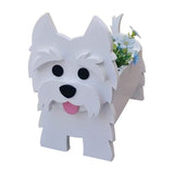 Planter Animal Shaped Dog Shape Planter PVC Garden Decoration Dog Flower Pot Style 7