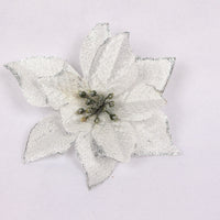 60Pcs Glitter Christmas Tree Decoration Hollow Flowers