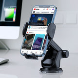 Phone Mount for Car Phone Holder Mount for Dashboard & Windshield