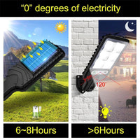 LED Solar Wall Light Motion Sensor Security Wall Yard Street Outdoor Lamp