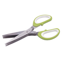 Multipurpose Kitchen Shears with 5 Stainless Steel Blades and Cleaning Comb