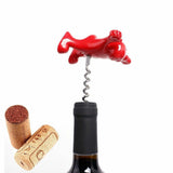 Funny Happy Red Man Wine Corkscrew Tool Kitchen Bar Small Tool