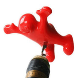 Funny Happy Red Man Wine Corkscrew Tool Kitchen Bar Small Tool