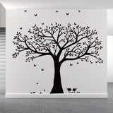 Giant Family Photo Tree Wall Decals Bird Stickers Living Room Decal