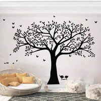 Giant Family Photo Tree Wall Decals Bird Stickers Living Room Decal