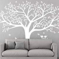 Giant Family Photo Tree Wall Decals Bird Stickers Living Room Decal