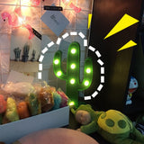 Novelty Cactus LED Light Battery Operated Small Night Light