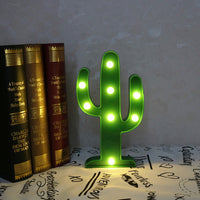 Novelty Cactus LED Light Battery Operated Small Night Light