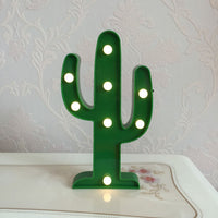 Novelty Cactus LED Light Battery Operated Small Night Light