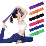 2Pcs Yoga Stretch Strap Resistance Bands Power Heavy Strength Exercise