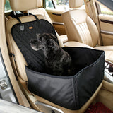 Waterproof Pet Travel Bag Car Booster Seat Safety-Black