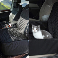 Waterproof Pet Travel Bag Car Booster Seat Safety-Black