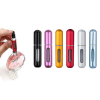 2X 5ml Perfume Atomiser Compact Bottles - Aluminum Travel Portable Atomiser Perfume Atomizer Bottle Scent Pump Spray Container