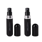 2X 5ml Perfume Atomiser Compact Bottles - Aluminum Travel Portable Atomiser Perfume Atomizer Bottle Scent Pump Spray Container