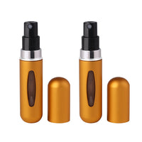 2X 5ml Perfume Atomiser Compact Bottles - Aluminum Travel Portable Atomiser Perfume Atomizer Bottle Scent Pump Spray Container