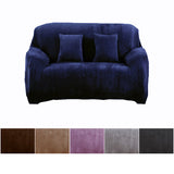 Home Fleeced Sofa Cover Polyester Couch Slipcover Home Decoration for 2 Seats Sofa