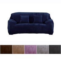 Home Fleeced Sofa Cover Polyester Couch Slipcover Home Decoration for 3 Seats Sofa