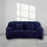 Home Fleeced Sofa Cover Polyester Couch Slipcover Home Decoration for 3 Seats Sofa