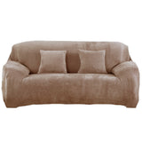 Home Fleeced Sofa Cover Polyester Couch Slipcover Home Decoration for 3 Seats Sofa