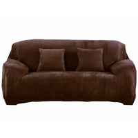 Home Fleeced Sofa Cover Polyester Couch Slipcover Home Decoration for 3 Seats Sofa