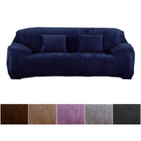 Home Fleeced Sofa Cover Polyester Couch Slipcover Home Decoration for 4 Seats Sofa