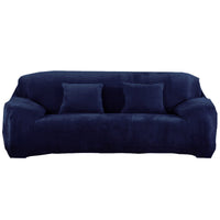 Home Fleeced Sofa Cover Polyester Couch Slipcover Home Decoration for 4 Seats Sofa