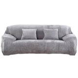 Home Fleeced Sofa Cover Polyester Couch Slipcover Home Decoration for 4 Seats Sofa