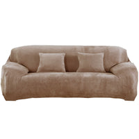 Home Fleeced Sofa Cover Polyester Couch Slipcover Home Decoration for 4 Seats Sofa