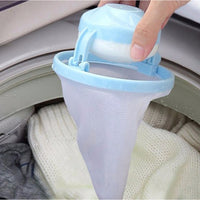 6x Floating Lint Hair Catcher Mesh Pouch Washing Machine Laundry Filter Bag