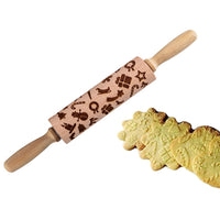 43cm Christmas Embossed Rolling Pin