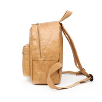 Water-Resistant Foldable Travel Backpack Brown Kraft Paper Bag