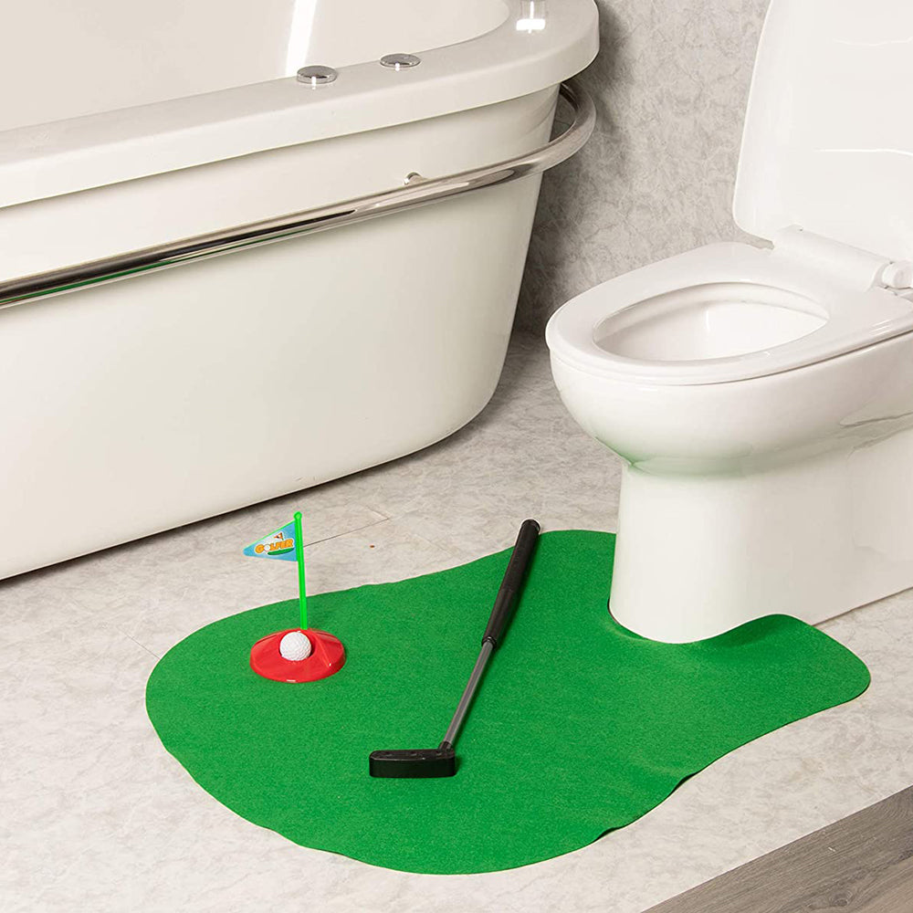 Toilet Mini Golf Potty Putter Toy Set – fancygrab