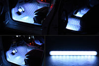 Car LED Strip Lights Multicolor Car Interior Lights(4 Pcs)