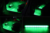 Car LED Strip Lights Multicolor Car Interior Lights(4 Pcs)